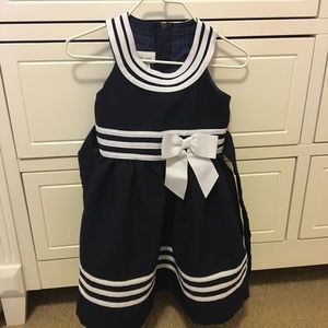 3/$10 Bonnie Jean Navy Summer Nautical Dress